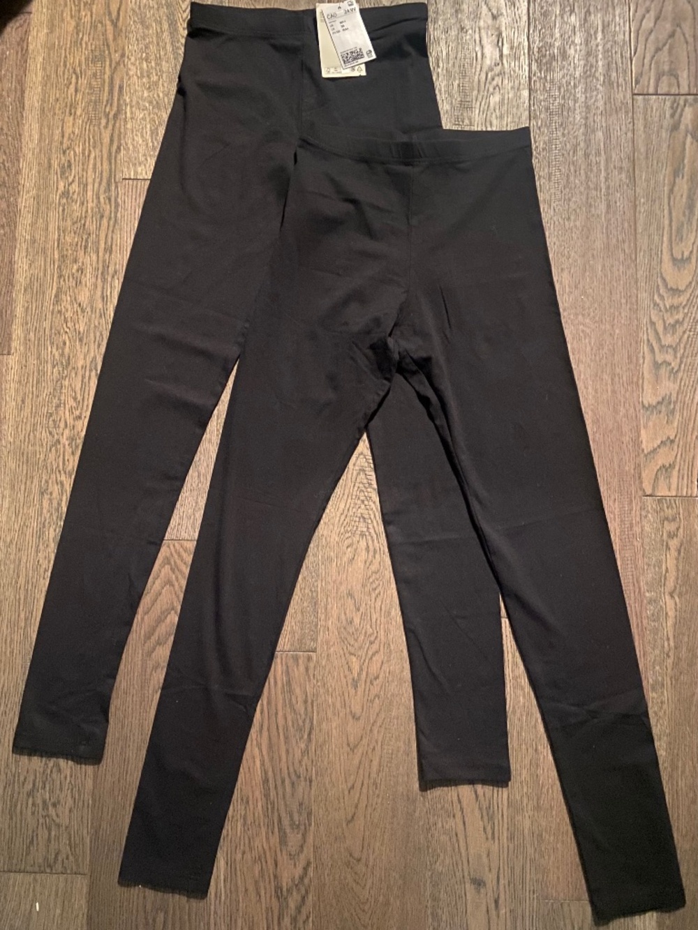 NEW: H&M 2-Pack Black Girls Leggings 14Y+